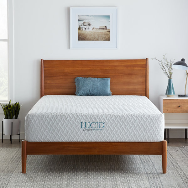 Lucid 12 inch gel outlet memory foam mattress